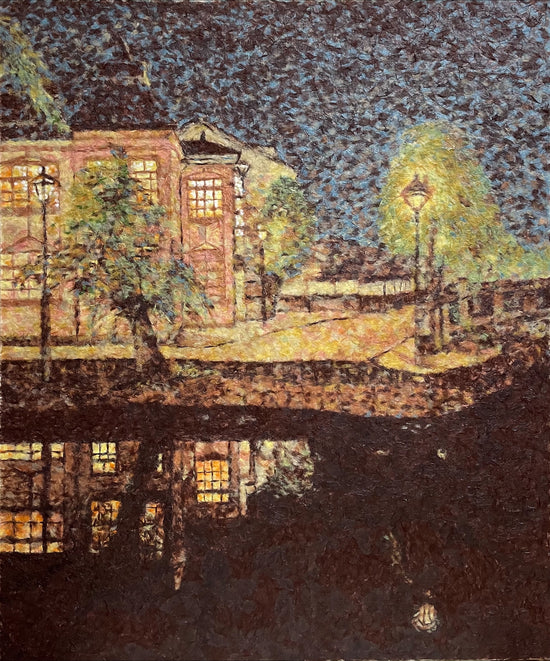 C7「倉敷classic」2023年全国和紙ちぎり絵展にて新人賞受賞作品