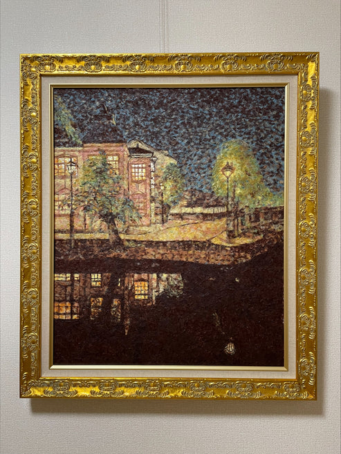 C7「倉敷classic」2023年全国和紙ちぎり絵展にて新人賞受賞作品