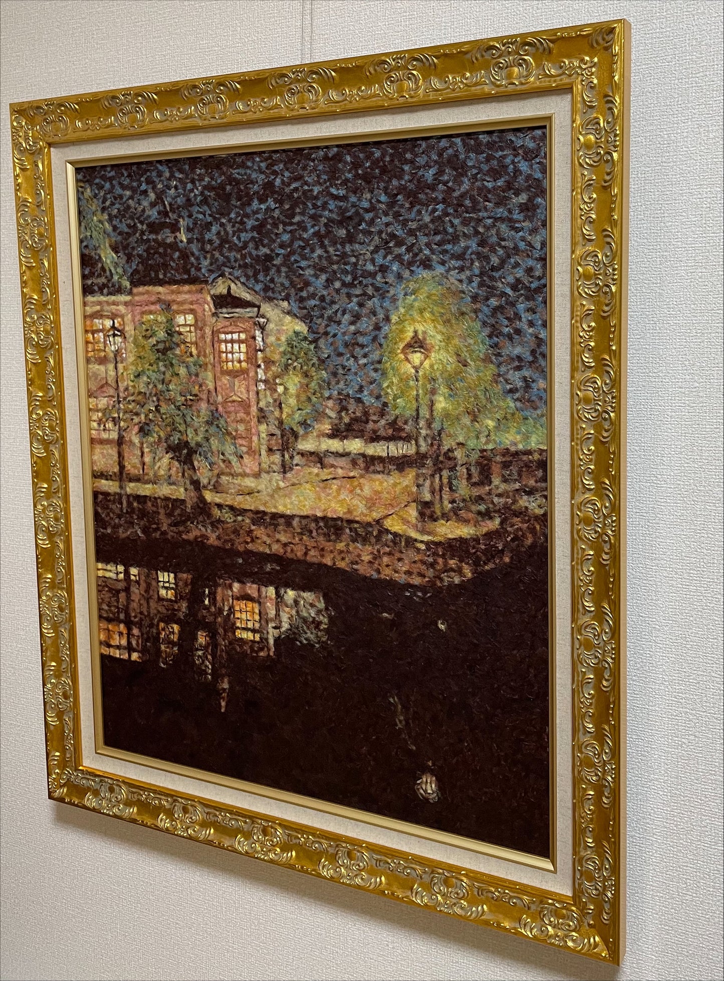 C7「倉敷classic」2023年全国和紙ちぎり絵展にて新人賞受賞作品