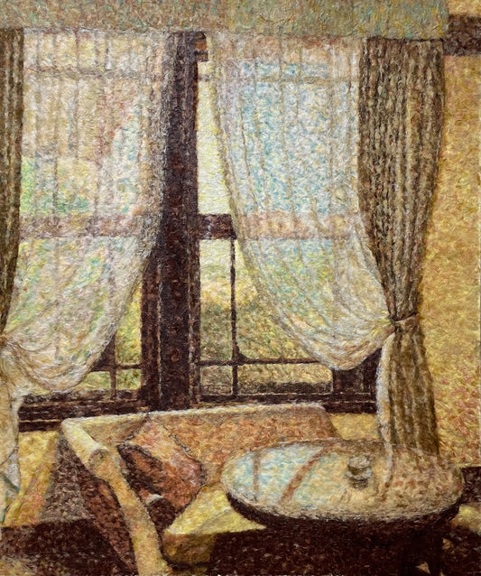 C9「Room228 ～Nara Hotel」2024年全国和紙ちぎり絵展にて奨励賞受賞作品