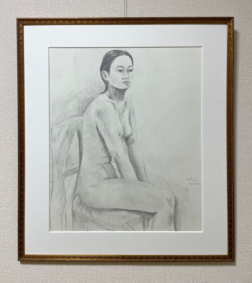 S2「 座る裸婦」