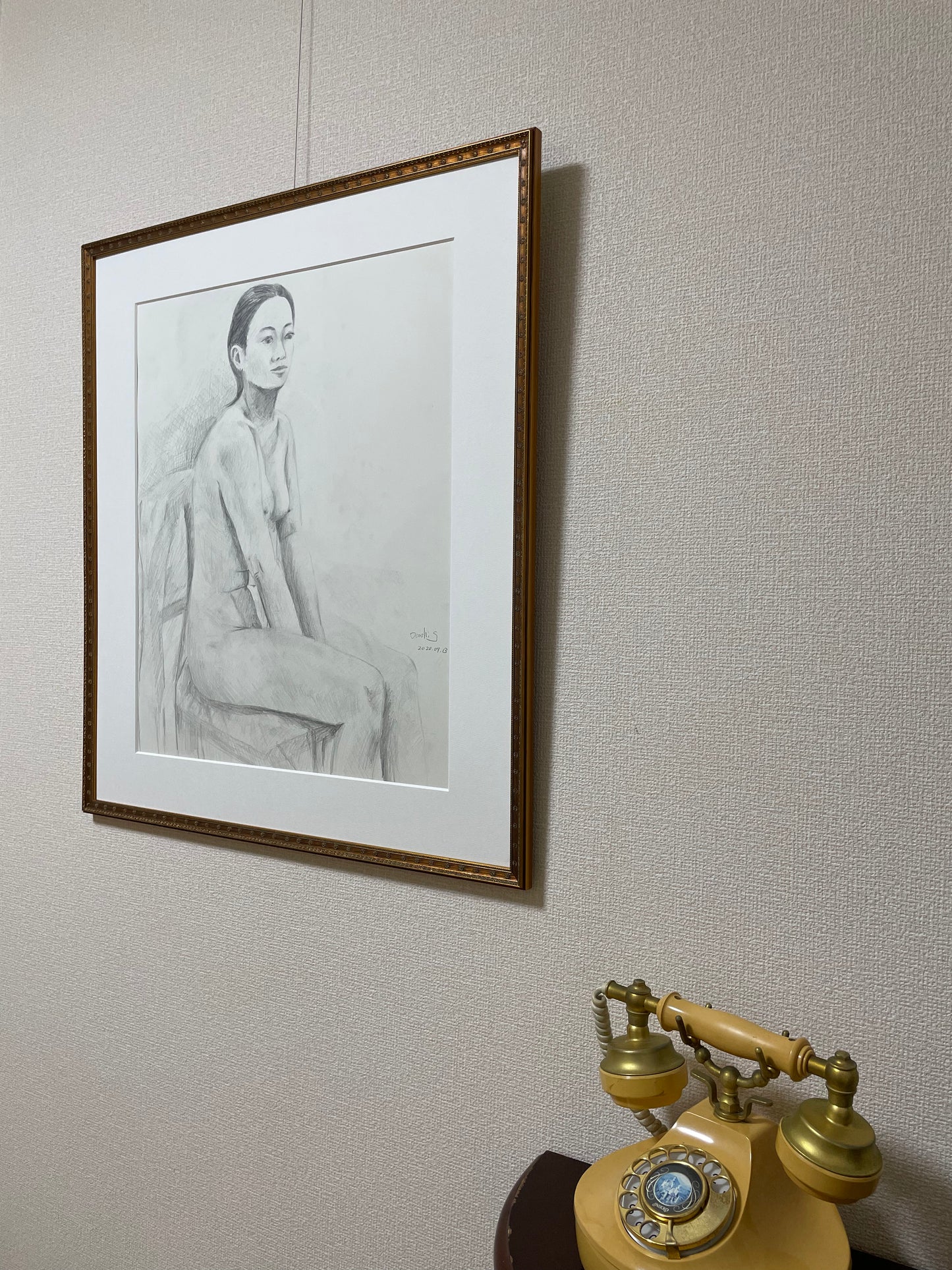 S2「 座る裸婦」