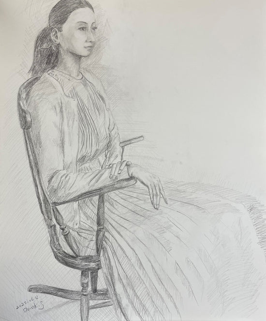 S8 「Mayo　sitting in a rocking chair」